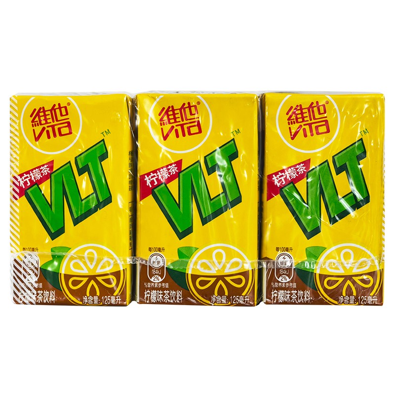 vita维他125ml*8盒鸭屎香/手指柠檬果味茶饮料尝鲜装
