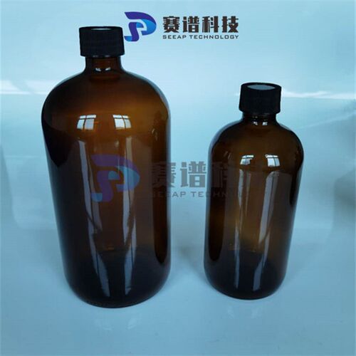 棕色小口水质采样瓶250/500/1000ml玻璃瓶窄口试剂瓶样品瓶ptfe垫