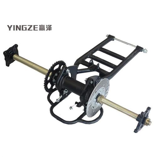 三轮摩托车改装四轮卡丁车沙滩车后桥悬挂后轴加长后平叉81cm长