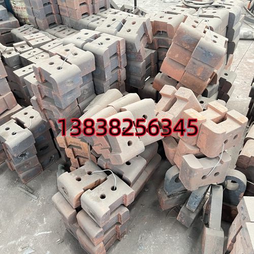 锤式破碎机制砂机高铬合金锤头筛板碎石机制砂机破石机合金甩锤