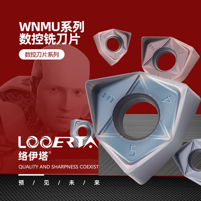 络伊塔MFWN双面六角铣刀片WNMU040304/060408/080608大切深刀片