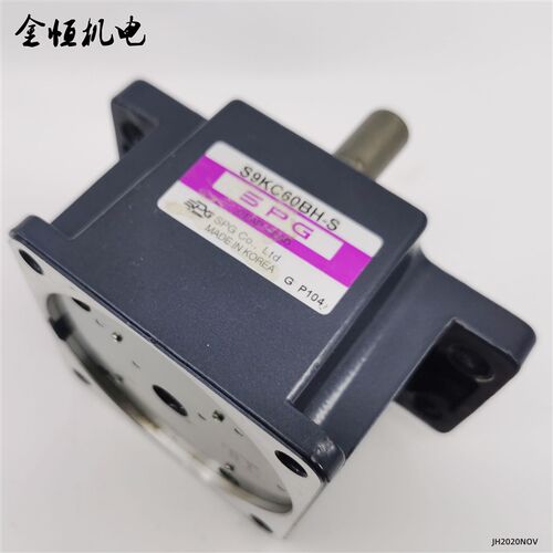 韩国SPG齿轮减速器S9KC60BH-S可配OM东方60W90W齿轴电机原装正品