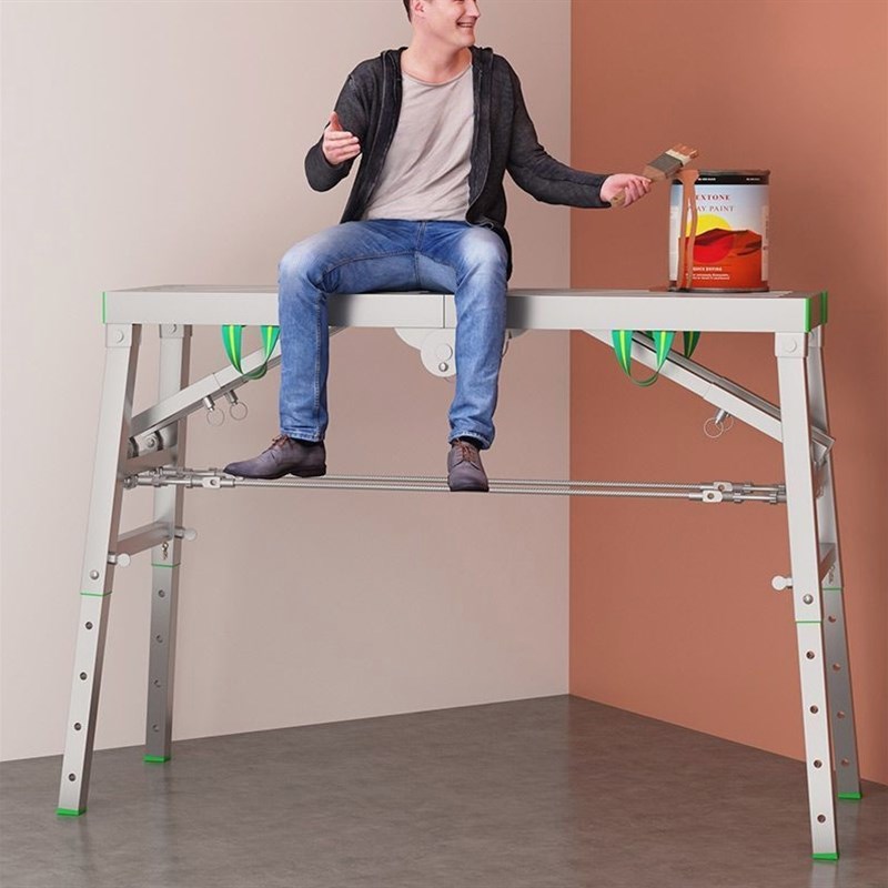 德国进口折叠多功能加厚装修便携马凳家用可升降脚手架装修施工移