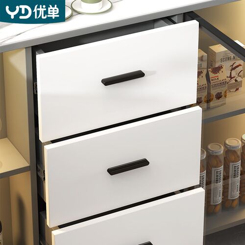 厨房餐边柜一体靠墙岩板客厅收纳柜窄柜20cm25公分薄款储物柜G243