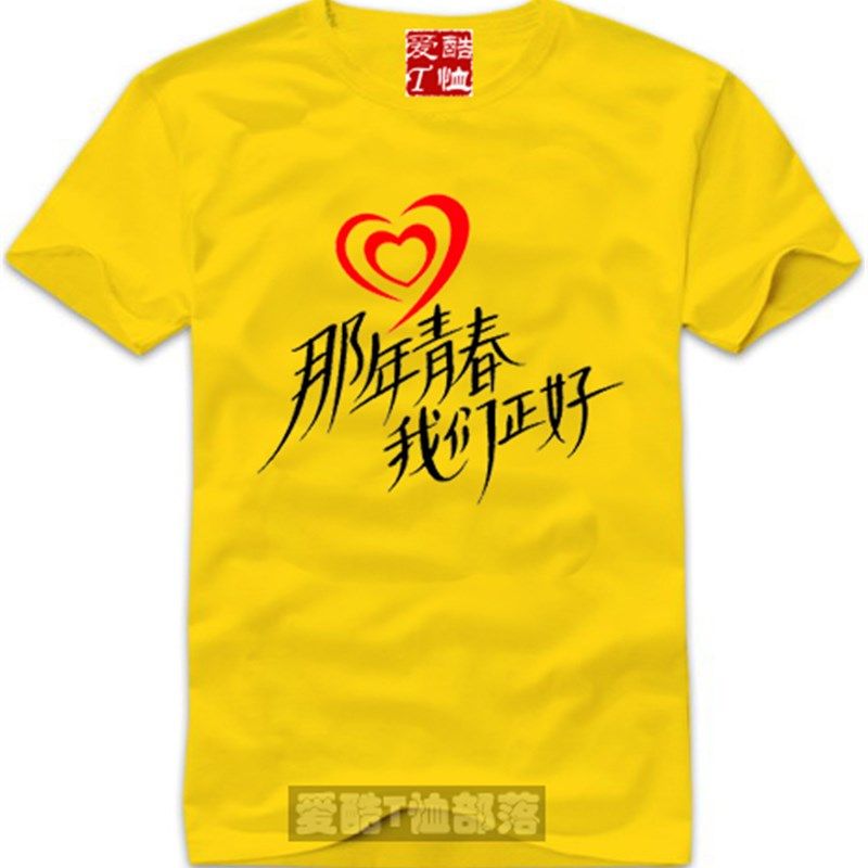 那年青春我们正好校园毕业季纪念T恤文化衫同学聚会班服定制
