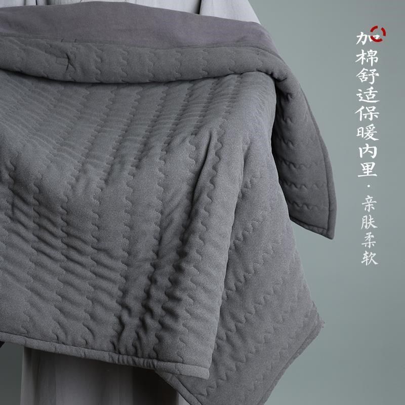 特卖多用披风打坐禅毯僧服保暖秋冬季款僧人禅修盖毯坐禅披风斗篷