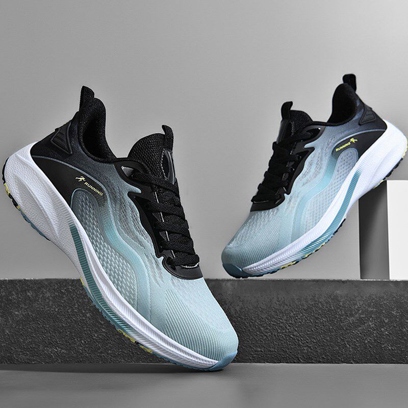 夏季男鞋网面运动鞋青少年r学生46特大码47超轻48减震体育生跑步