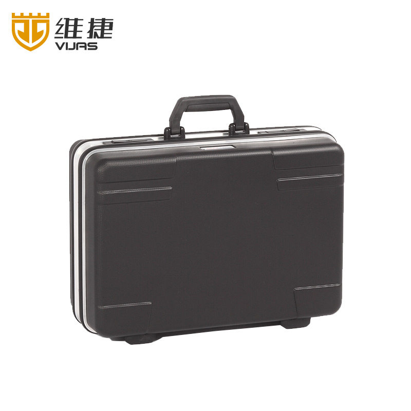维捷手提式工具箱801.02工业维修多功能五金箱带锁W电动安装收纳