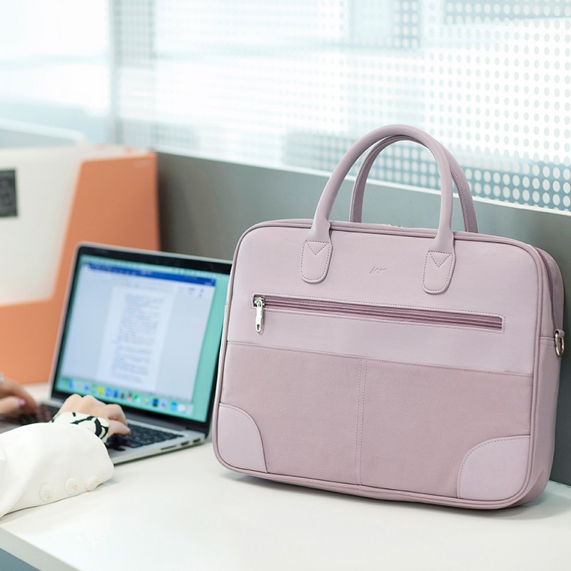 实用的商务女士斜跨手提包时尚单肩收纳袋文件包公文包A4资料书袋