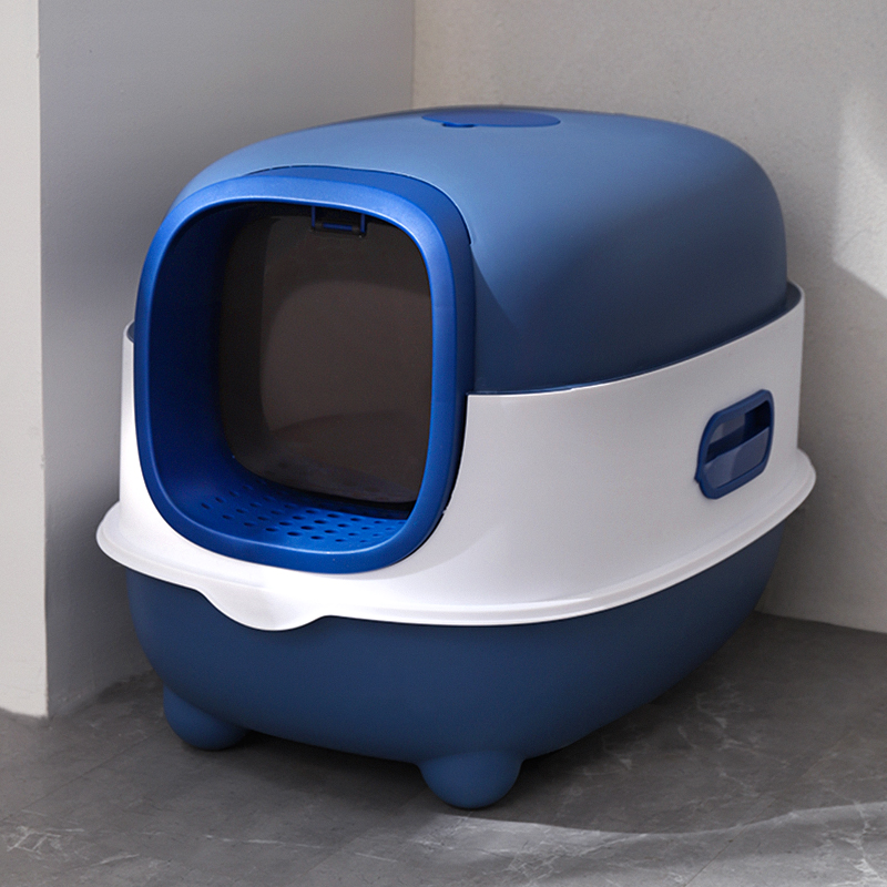 猫砂盆防臭全封闭式智能猫厕所猫沙盆子超大号防外溅猫屎盆除臭