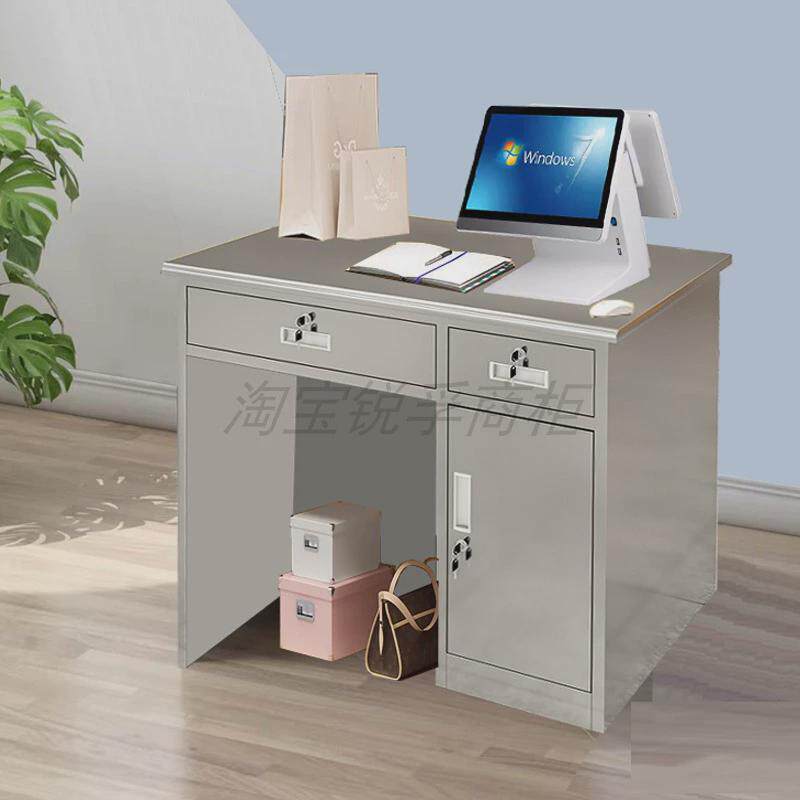 需定制不锈钢超市收银台柜台称重打包台工作台操作台承重柜底柜边