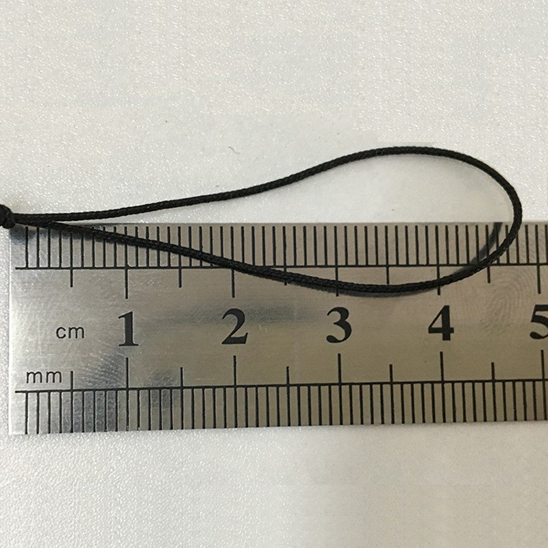 黑色彩色涤纶鱼丝细绳打结手机绳打结绳 手工配件尾带挂绳 吊牌绳