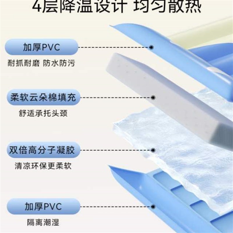 窝用凉席降温夏季狗狗凉垫宠物垫睡冰窝猫用品垫子猫咪冰垫猫睡觉