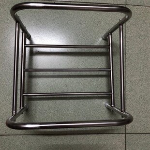 不锈钢卫生间浴室置物架落地脸盆宝宝洗澡盆架子T放洗脚盆的收纳