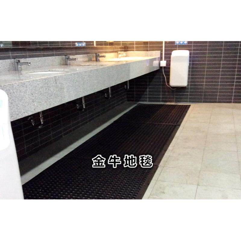 厨房地垫防滑防油隔水商用餐厅饭店吧台防摔工厂拼接橡胶地板脚垫