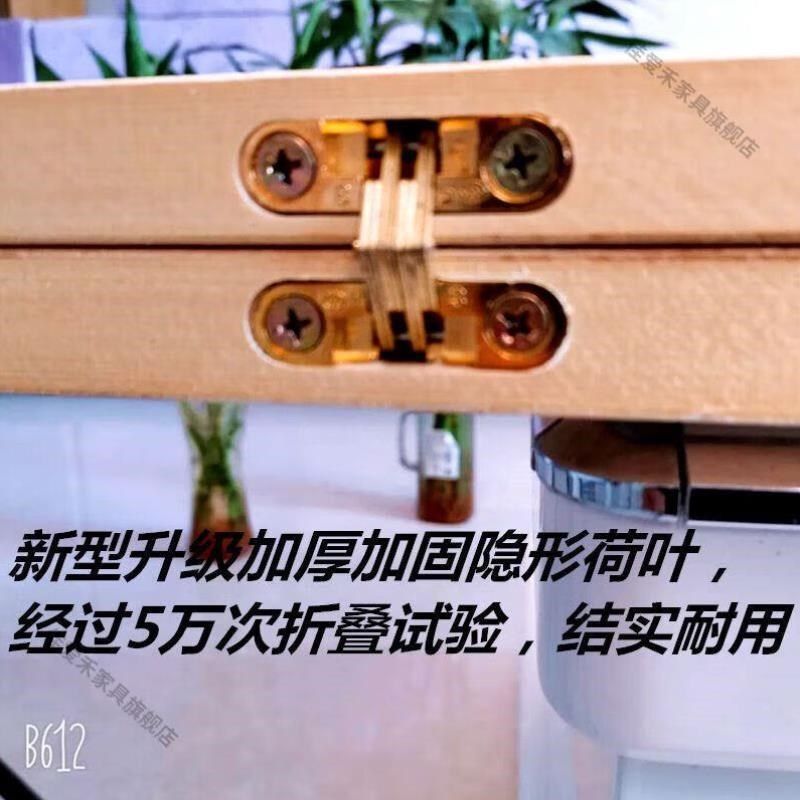 佳爱禾圆桌餐桌杉木折叠大圆桌面板饭店圆形家用8人10人对折圆台
