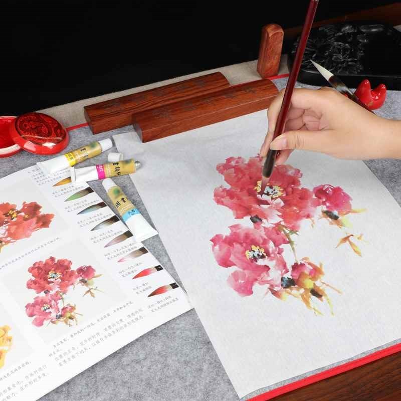 【折扣价】国画工具套装初学者学生成人国画颜料12色18色24色国画