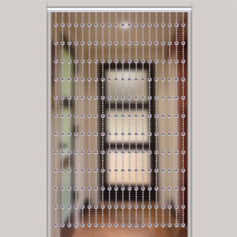 地球珠子线帘门帘玄关隔断帘装饰卧室客厅厨房造型圆珠帘子
