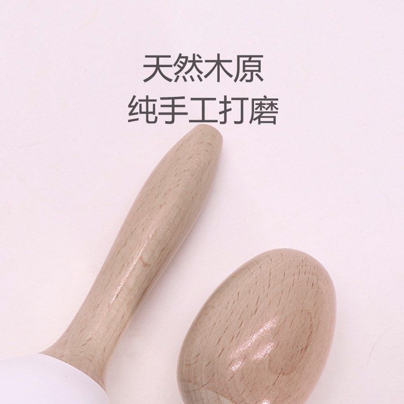 新生婴儿摇铃儿童木质玩具1-2岁宝宝男女生日周岁礼物奥尔夫乐器