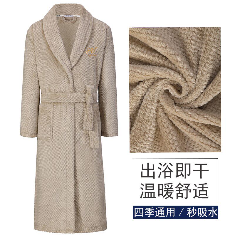 2025男士浴袍洗澡穿的吸水速干四季通用浴巾可穿式情侣睡袍女浴衣
