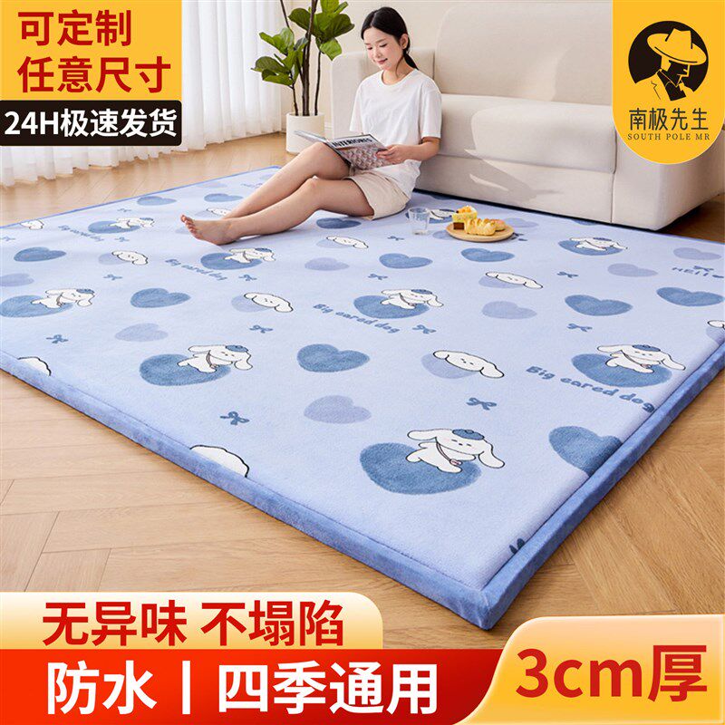 定制榻榻米垫子床垫炕垫防水加厚地毯客厅小孩爬行地垫睡觉打地铺