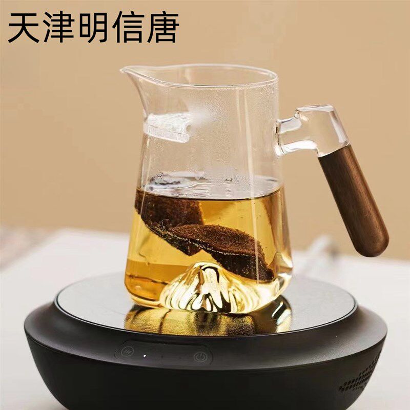 明信唐日式分茶器加O厚月牙公道杯