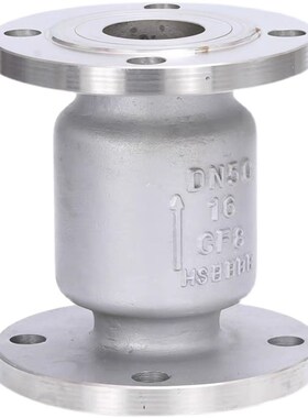 H42W-16P不锈钢立式止回阀碳钢法兰止回阀316单向逆止阀DN2580100