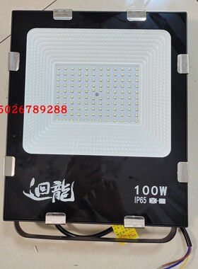 迴龍100W投光灯IP65室外射灯泛光灯LED100W室外投光射灯