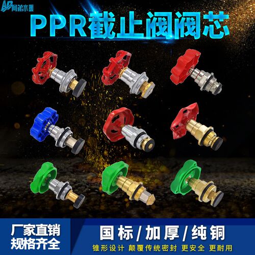 PPRPE截止阀阀芯截止阀闸阀国标精品PPRPE水管管件配件接头