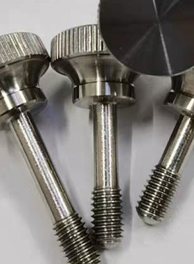 304不锈钢防脱落压纹把手手拧滚花防松不脱出螺钉HAW81 82-M6 M8