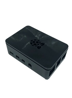 树莓派4B ABS外壳Raspberry pi4代盒子3B+/2代B型开发板塑料壳子