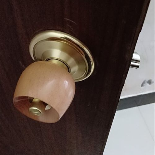通用型榉木球形锁球形门锁室内通用实木门锁球型锁圆锁卧室房门锁
