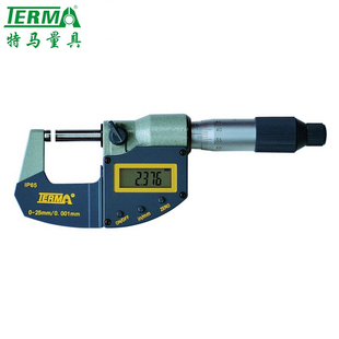 特马数显外径千分尺0-25mm高精度0.001电子螺旋测微千分卡MD310