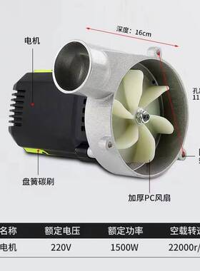 无尘子母锯电机1500W吸尘风机木工锯推台锯无尘锯石膏板不卡纸皮