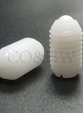 BNZN4/5/6/8/10/12 白色尼龙重载型球头柱塞全塑料波珠螺丝ZAN24