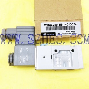 220 AC220V现货供应台湾金器MINDMAN 3E1 DC24V 电磁阀 MVSC