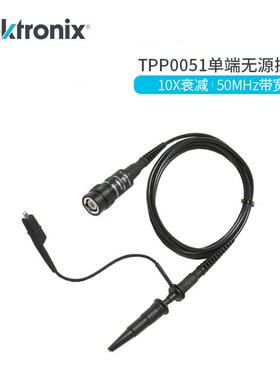 tektronix泰克示波器单端无源探头TPP0100 TPP0200 10X衰减 100M