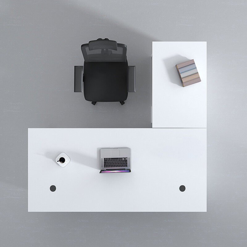 苏美特钢琴烤漆老板桌简约现代时尚办公桌大班台经理桌烤漆主管桌