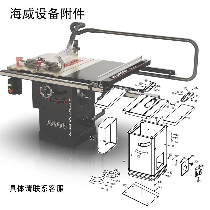 木工工具海威各设备附件 台锯 带锯 铣床 车床配件海威堤旁树上新