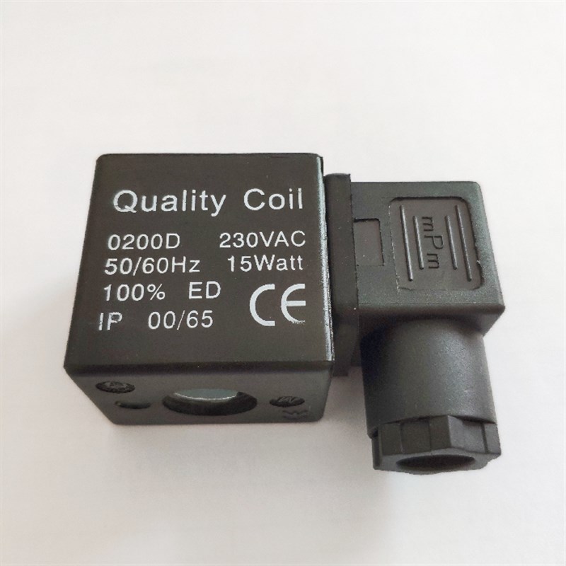 空压机排水阀 电磁阀线圈 Quality Coil 0200D 230V 15watt