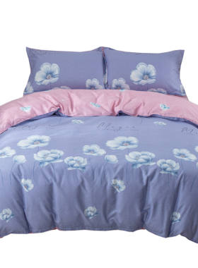 简约被套单件100全棉单人学生宿舍被单150x200Rx230cm双人被罩