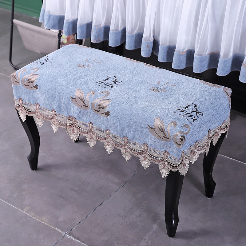 钢琴罩 半罩 高档 现代简约防尘罩全L罩钢琴布盖布凳子套罩