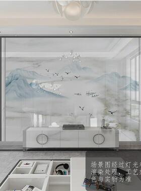 墙壁画电视沙发卧室背景墙哑光亮光3d艺术背景画竹木纤维集成墙板