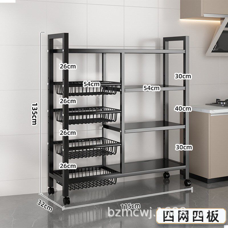 微波炉置物架锅具沥水厨房整理可移动N可调节多用途收纳架