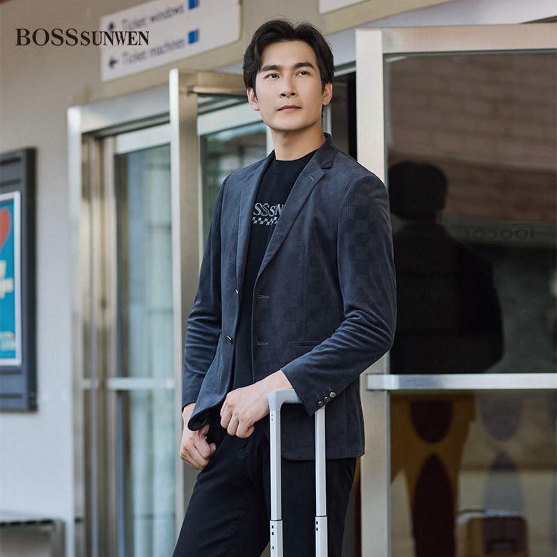 BOSSSUNWEN男士休闲西服外套