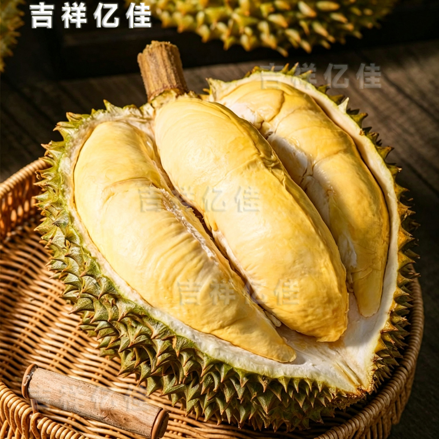 【商超品质】泰国金枕鲜榴莲4-8斤整个带壳榴莲顺丰包邮