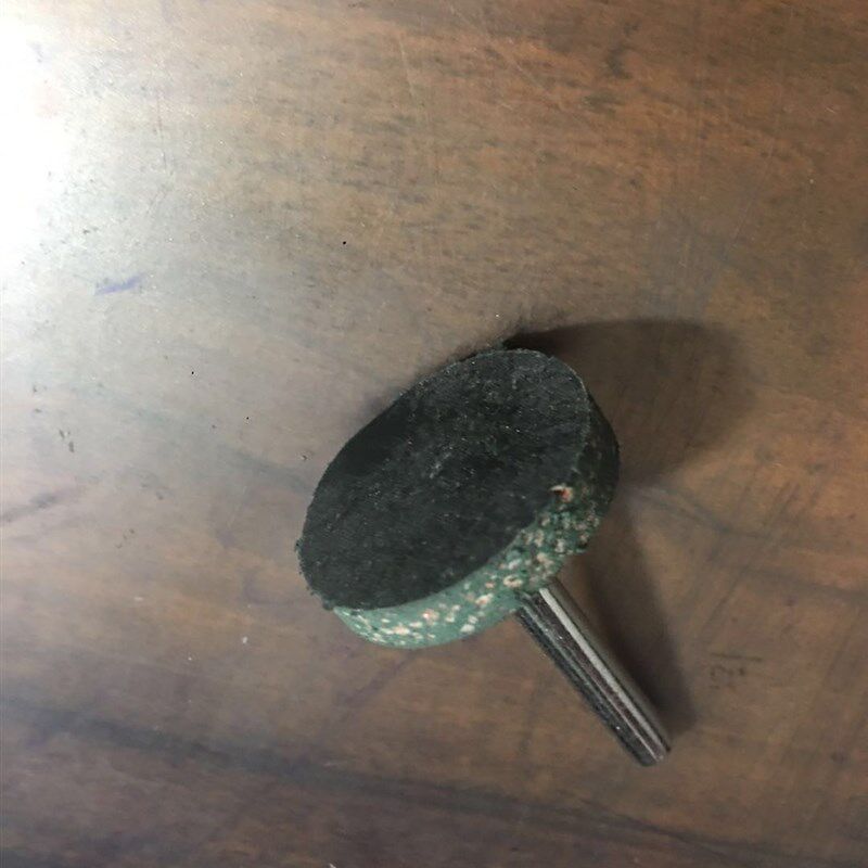 6柄T型芝麻打磨头橡皮磨头弹y性海绵磨头橡胶砂轮金属打磨抛光除