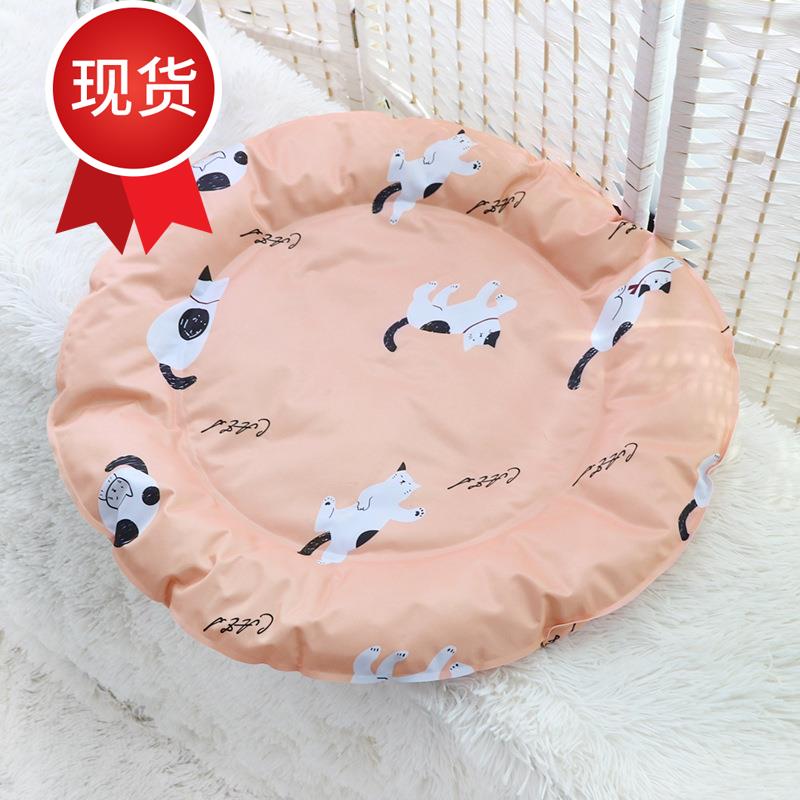 降c温猫窝凉席夏季凉爽冰y垫冰窝加厚宠物狗窝垫子冰窝冰垫