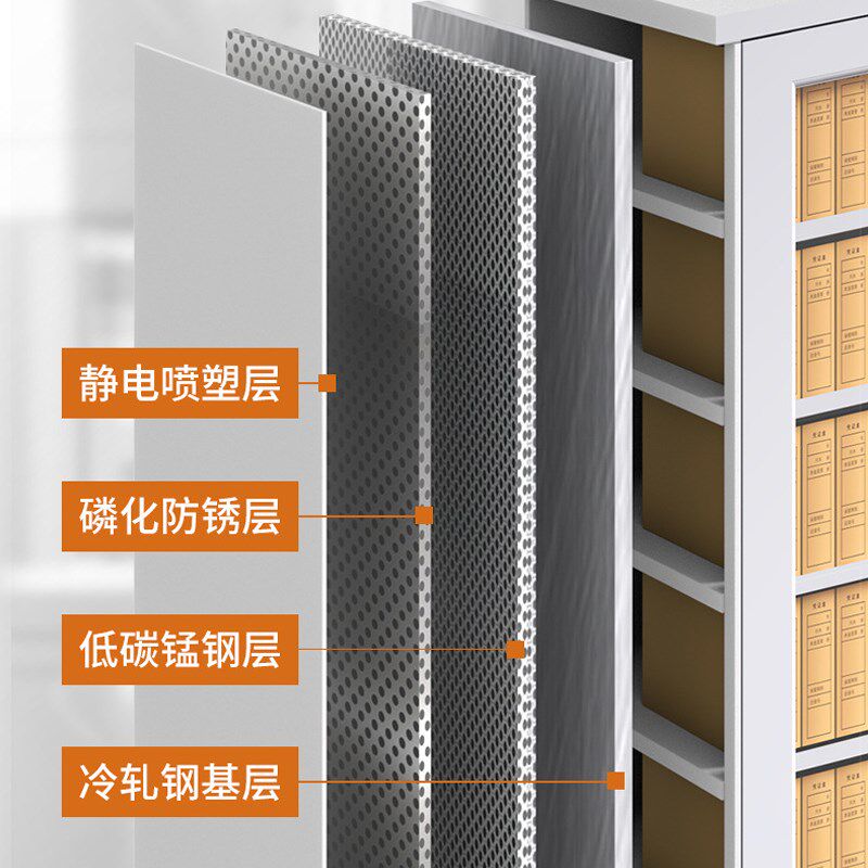分体凭证柜五节档案柜加隔板文件柜文档财务N储物柜多层文件资料