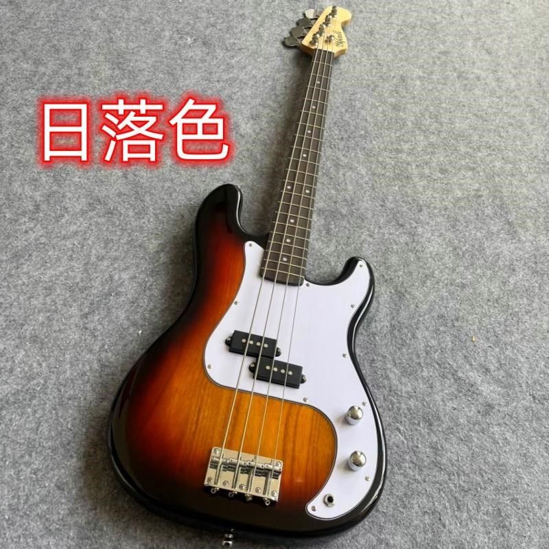 新款电贝斯PjB四弦电贝司初学演出贝斯套装多色可选